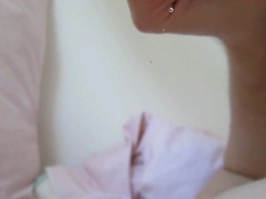 Creamy close-up cum swallowing with slo-mo! 5