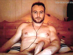 sexually attractive british Str8 guy with 8in Cock busts a load #204