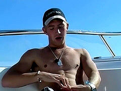 Inexperienced twink Matt H pleasures himself outdoors and ejaculates