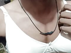 Indian boy quenches his ass's thirst by putting nail pole in his ass