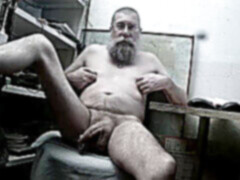 Amateur bear, amatorskie, bear masturbation