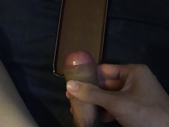 Cum on something