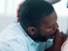 Two gay bbc with 2 milky Dongs in the mixer