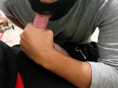 Deep-Throating Off Hetero White Pecker Monstrous and Long