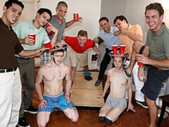 Hazing and savage anal fucking with frat boy jocks