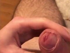 German hot eging and moaning with sperm at the end 9