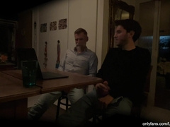 Grandpa and gay grandson masturbating together (REAL!)