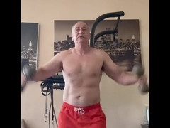 Alex Art in an intimate gay scene