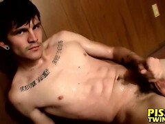 Lex goes horny and strips clothes to piss on himself