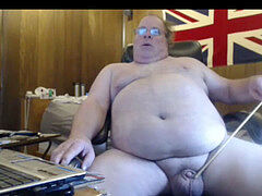 granddad jizm on web cam