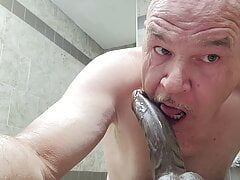 Playing in the shower