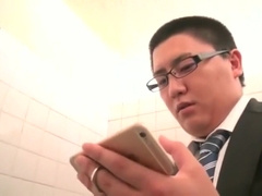 Japanese Shy Y0uthful Man Businessman With Outdoor Masturbation