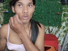 Indian crossdresser with a big cock goes bareback with a gay boy