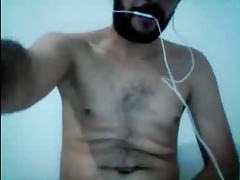 horny arab man on cam