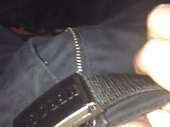 Wet cock head of slave
