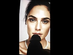 Gal Gadot Cummed Hard Tribute