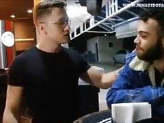 Gay Sex : Victor Ferraz fuck a blue electric hair color gay