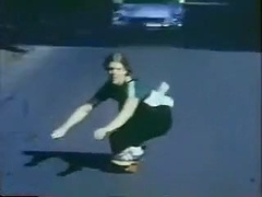 Vintage gay skaters at work