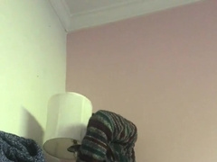 Railing my 14inch fake penis all the way