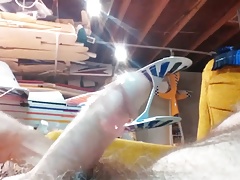 Just jacking off my big pipe.