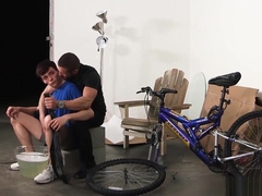 teen 18+ Asks Stepdad To Help Him And Gets Bareback Banged