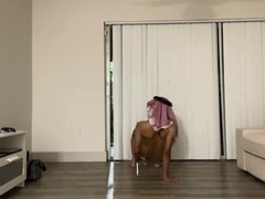 young arab boy explores anal with white cock