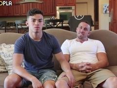 parent Derek Takes Control For This beauties very first Bottom!