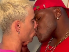 WHITE MEATY CABOOSE BEING PUMMELED BY GIGANTIC BLACK FELLOW