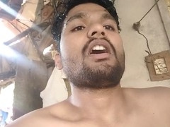 Indian guy jerks off in the woods with Hindi whispers - Gay edition