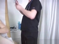 Sex Gay Boy Doctor Holding One Leg Up In The Air That Made I