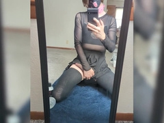 Butt Plugged Femboy Makes A Video For His Friends Birthday