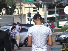 Heterosexual Latino gets humid dawged and deepthroats