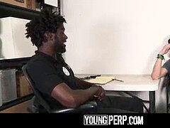 ginormous black fuckpole interracial gay sex with young blonde dude-YOUNGPERP.COM