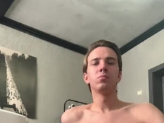 Aleksandr wanks a fat schlong and morning jizm