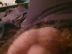 Inexperienced fellow has a swift jerk while parents are home