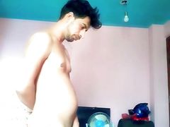 Hot boy masturbating hard