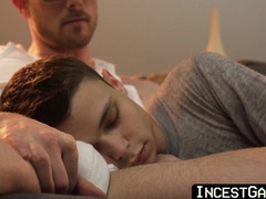 [censored]Gay.com - Lusty stepdad fingers twink before bareback impaling him doggy style
