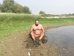 Jons naked mud fun 2016