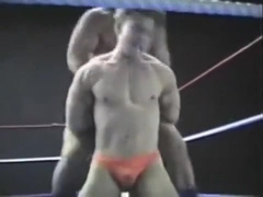 Horny And Naked Wrestlers.