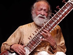 RAVI SHANKAR excitement with his hand