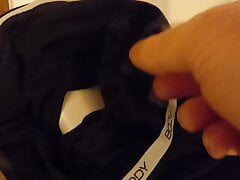 Cumshot in friends panties when visiting for boxing day party