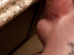 Jerking off in my bathroom