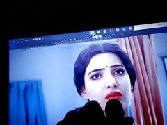 Samantha Ruth Prabhu  hot facial spit cum #6