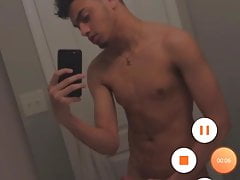 Hot twitter guy jerks off