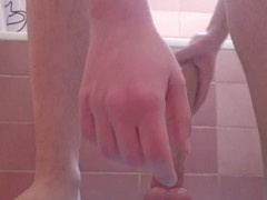 Roundnnn explores anal toys with a handjob and some playful action