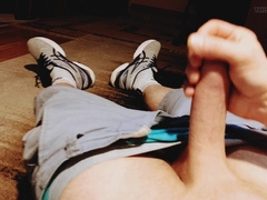 Enormous Explosion From Beautiful Uncircumcised Youngster's Man Rod