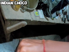 Looking at the neighbor stepsister-in-law, I kneaded my pecker with lube