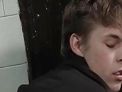 Motorcyclist gets serviced by his mechanic