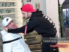 Bound On A Chair At His Mercy