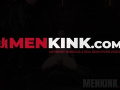 Bald Cliff Jensen wrecks Buck Richards in merciless dungeon torment